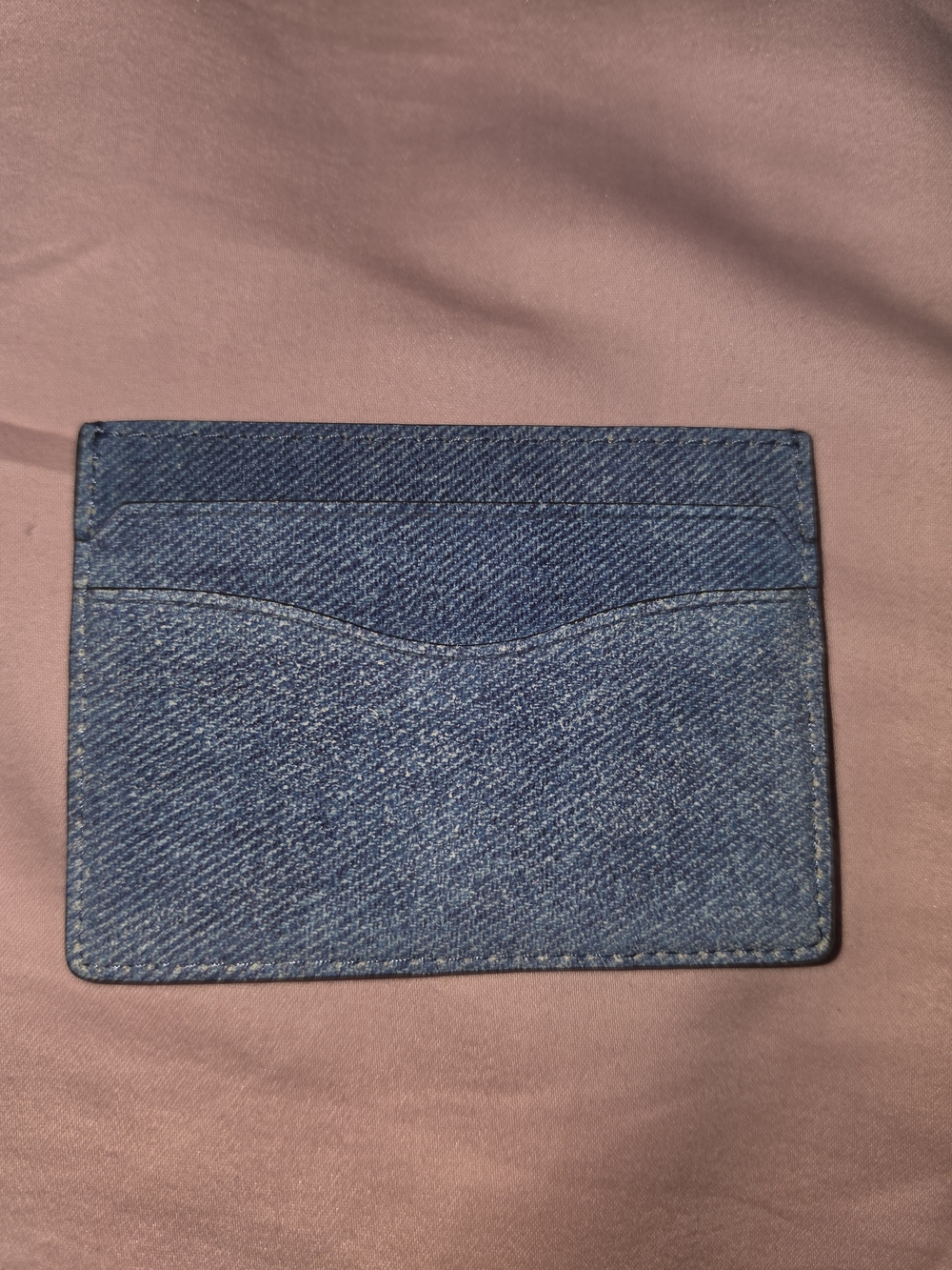 Tory Burch Denim Blue Card Case
